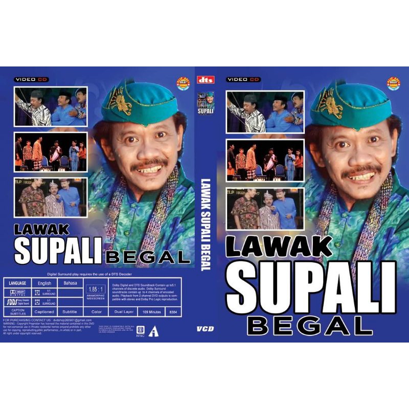 KASET VCD LAWAK SUPALI BEGAL