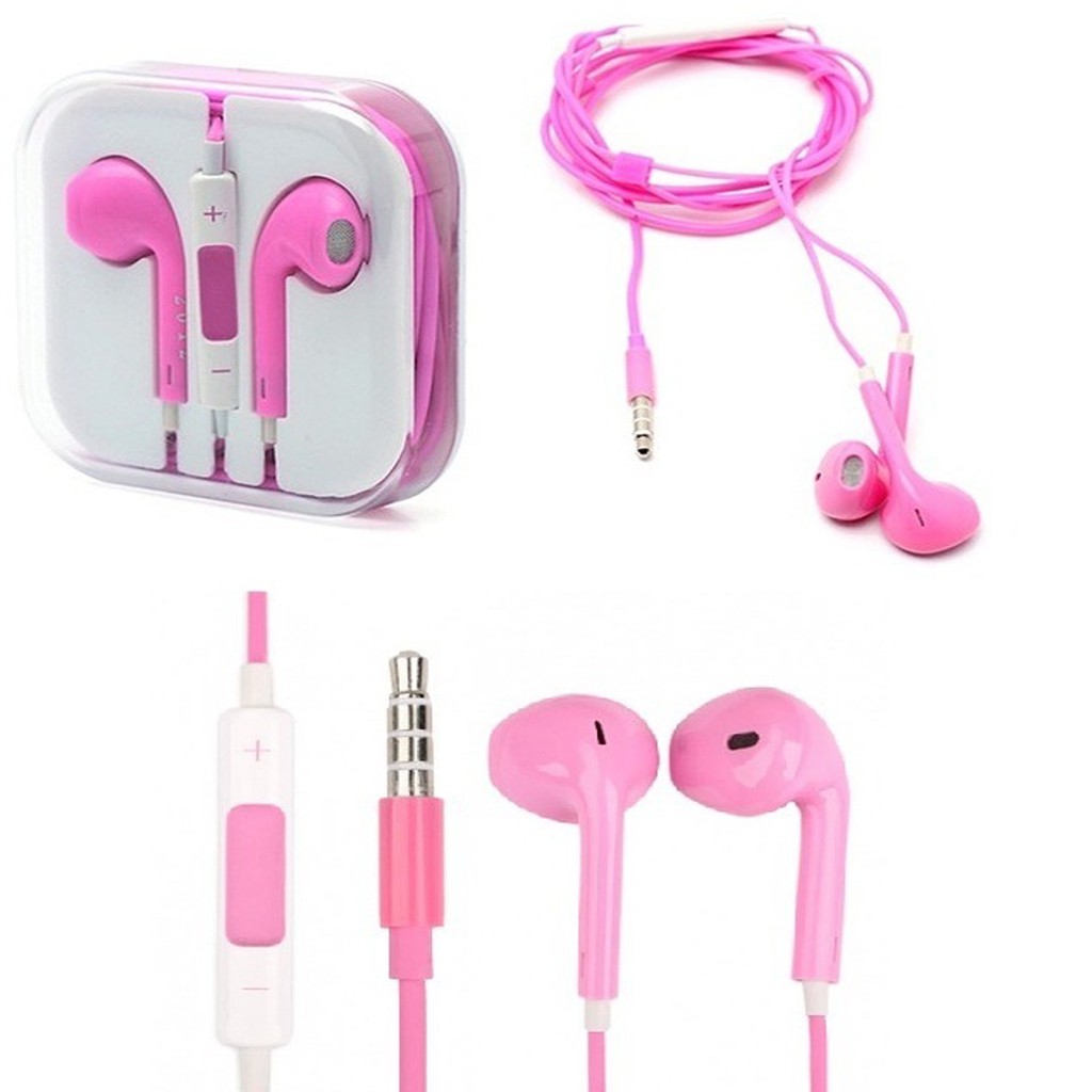 Earphone general Cocok untuk iphone dan android Handsfree Compatible for iphone / Headset compatible for iphone  - Colour