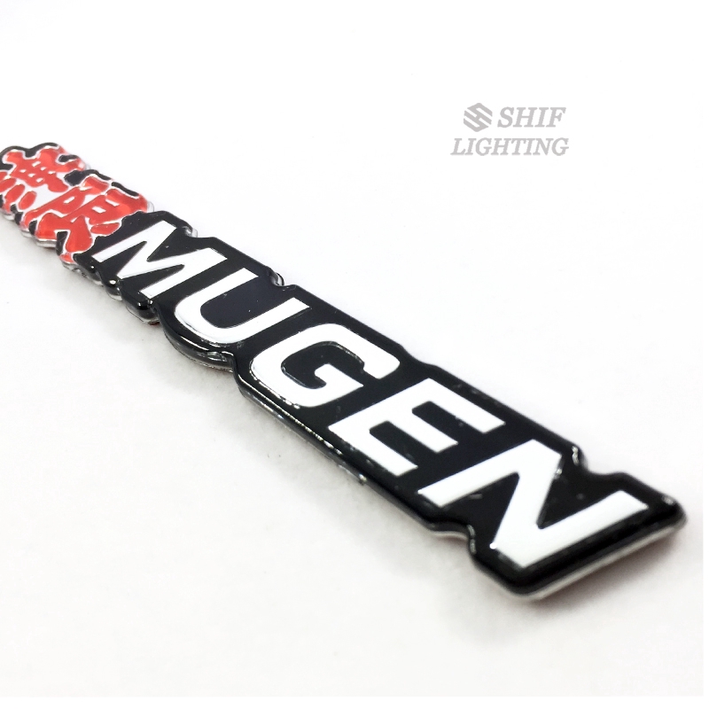 1pc Stiker Emblem Tulisan Mugen Bahan Abs Untuk Fender Samping Mobil Honda Civic Accord