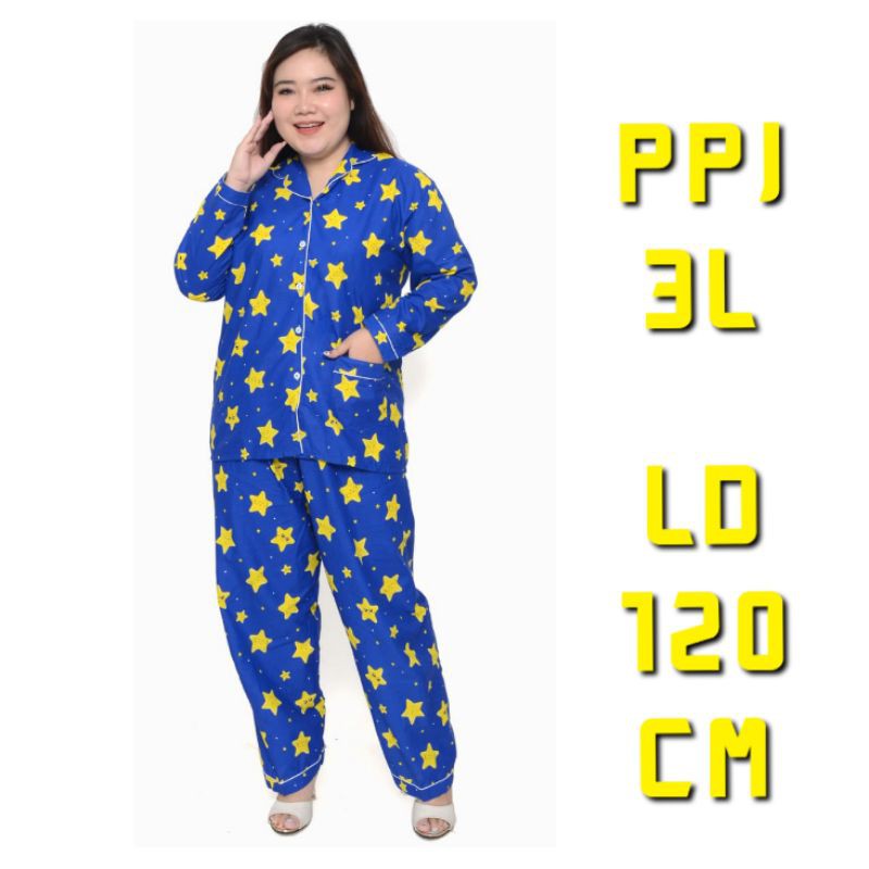 Pakaian tidur Piama couple ibu dan anak star nevi