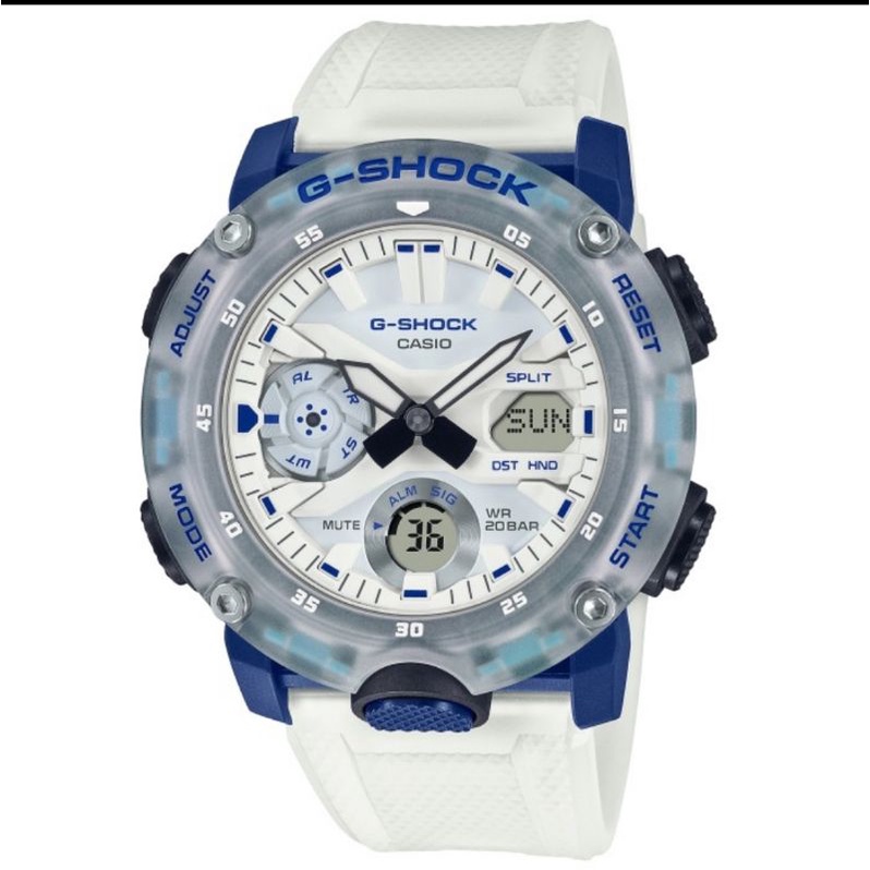 G-SHOCK GA-2000HC-7ADR JAM TANGAN PRIA ORIGINAL GARANSI RESMI 2 TAHUN