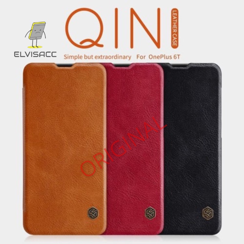 ONE PLUS 6T NILLKIN QIN LEATHER CASE ORIGINAL