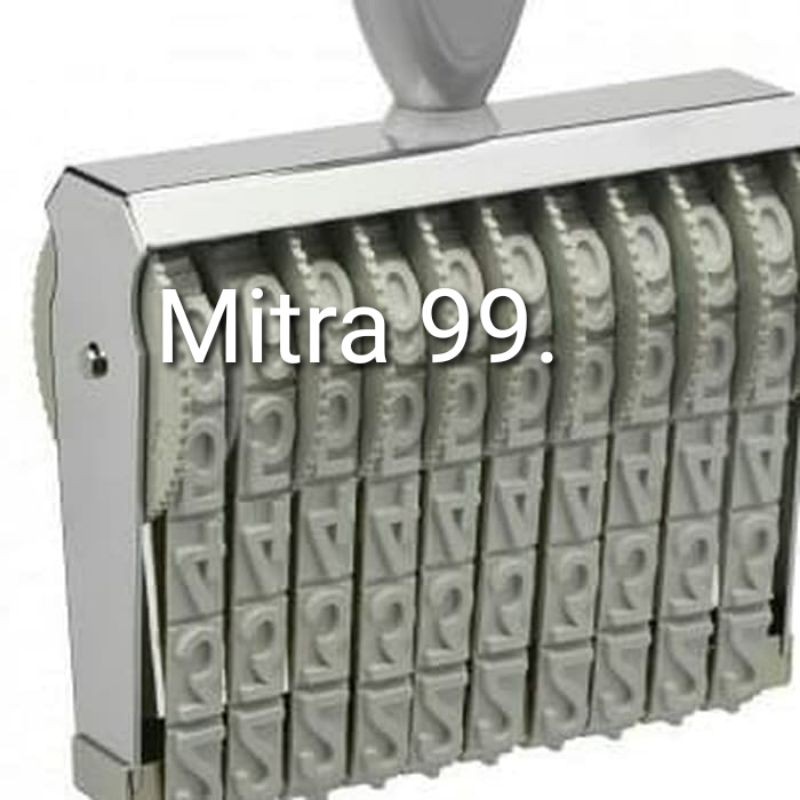 

Stempel putar angka tinggi 4 mm, 10 digit.