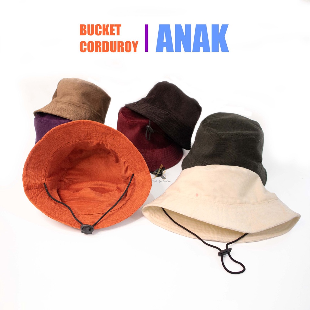 Bucket Corduroy Anak Tali / Bucket Carduroy Anak