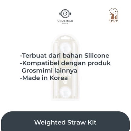 Grosmimi Weighted Straw Kit (Twin Pack)