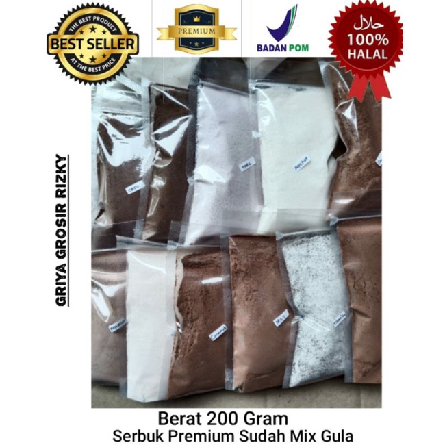 

SIAP KIRIM !!! Bubuk minuman premium aneka rasa / minuman thaitea / minuman boba / serbuk premium / minuman kedai / minuman cafe / bubuk minuman sachet / rasa taro / rasa coklat / rasa mangga / rasa durian / rasa alpukat