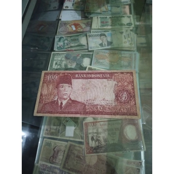 soekarno 100 rupiah 1960 asli