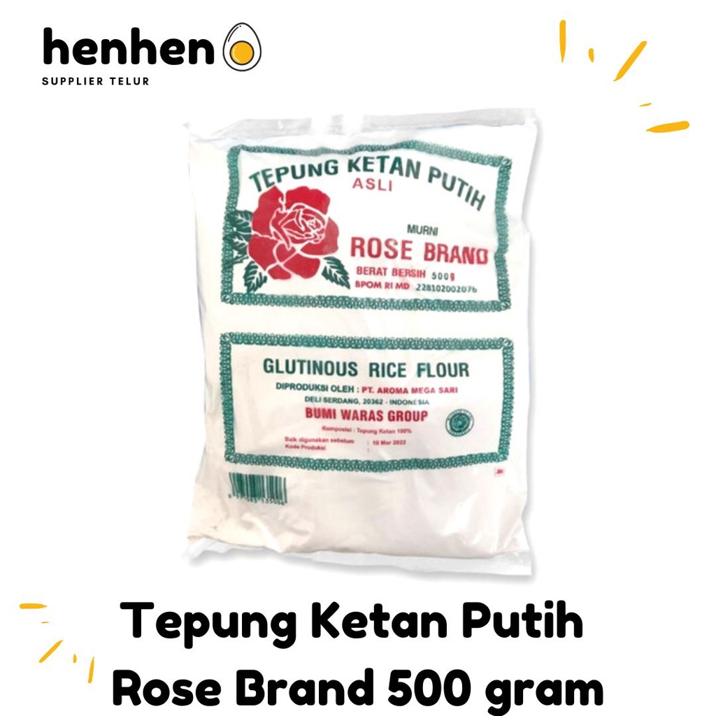 

TEPUNG KETAN PUTIH ROSEBRAND 500 GRAM