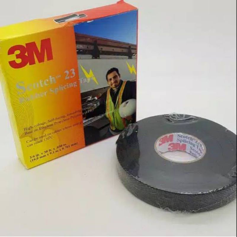 

3M Isolasi Listrik Scotch 23 Rubber Splicing Tape
