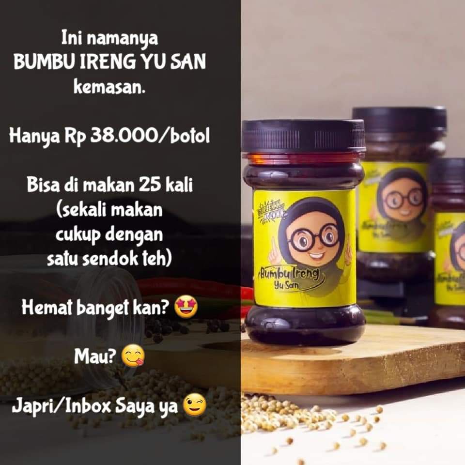 

yu san bumbu ireng