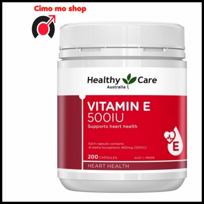 Healthy Care Vitamin E 500Iu 200 Capsules