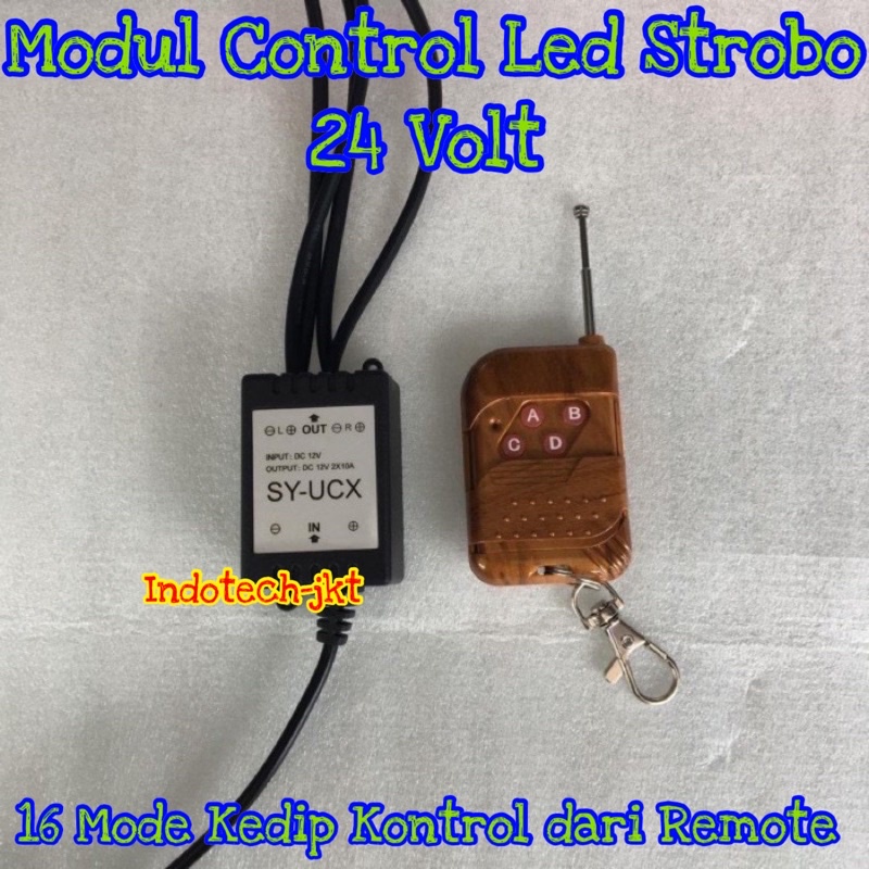 Modul Lampu Led Kedip 24 Volt REMOTE CONTROL