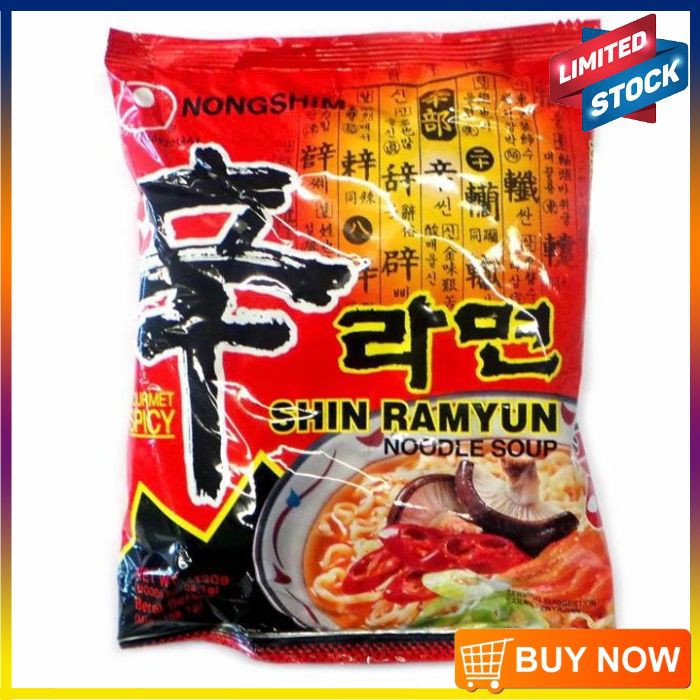 

Nong Shim Shin Ramyun Spicy Mushroom 120Gr