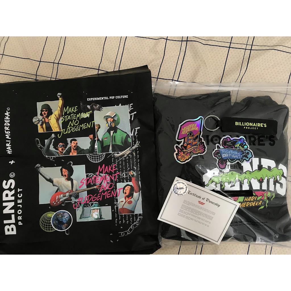 BILLIONAIRES PROJECT X HARI MERDEKA MAKE STATEMENT NO JUDGEMENT HOODIE