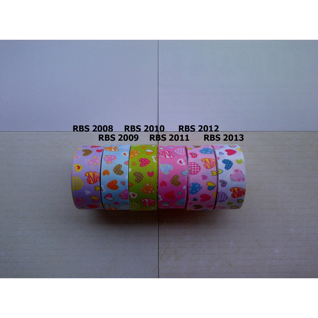 

[10 YARD] PITA GROSGRAIN MOTIF LOVE SALE RBS 2008,2009,2010,2011,2012,2013