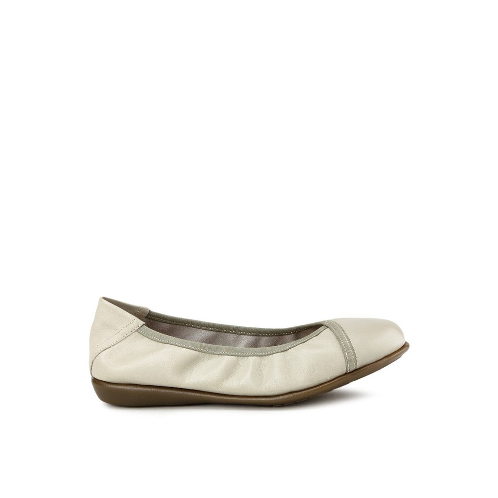 Sepatu Flat Shoes Obermain Wanita Terbaru Original A-haley Beige