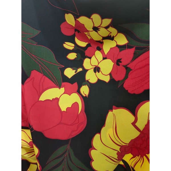 Bahan kain meteran Ceruty Zara motif Sa406Lg harga per 0,5 meter