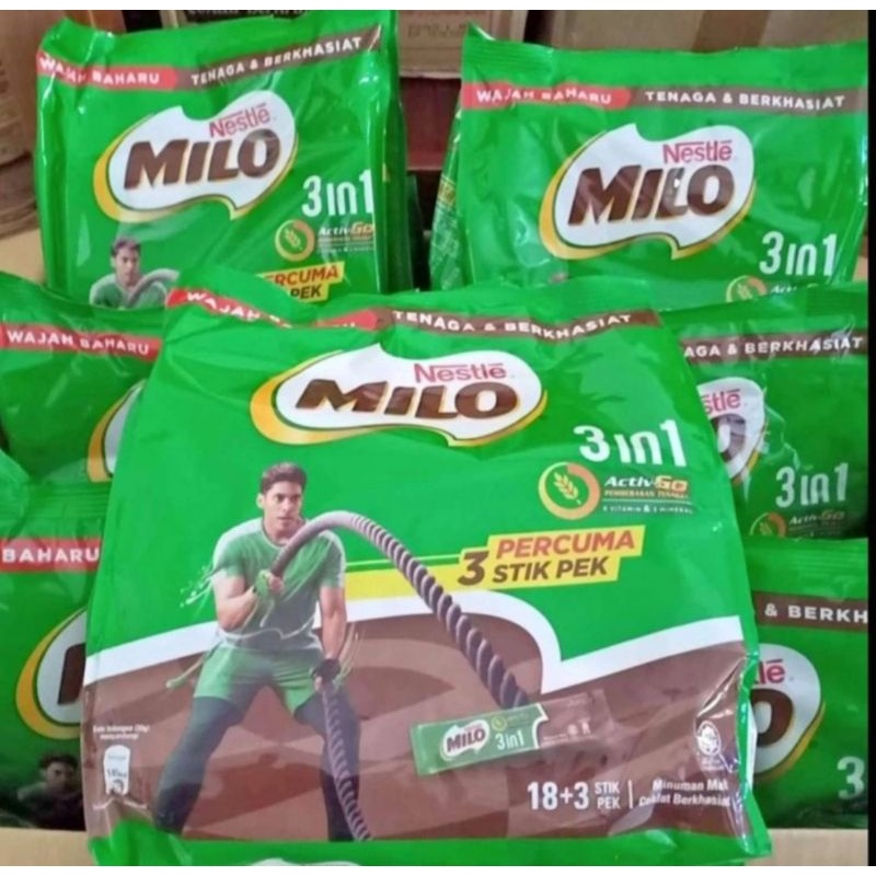 

MILO MALAYSIA 3 IN 1 ACTIVGOisi (18sticks) @33gram