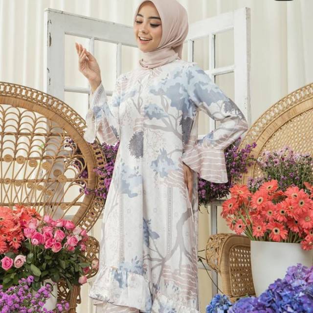 SOLD OUT Wearing Klamby, Melati dress in Blush, jastip InsyaAllah amanah, wilayah Padang, Gercep ya.