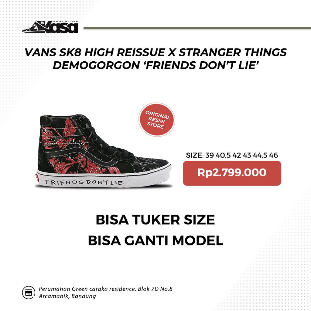 Vans Sk8 High Reissue X Stranger Things Demogorgon Friends Dont Lie