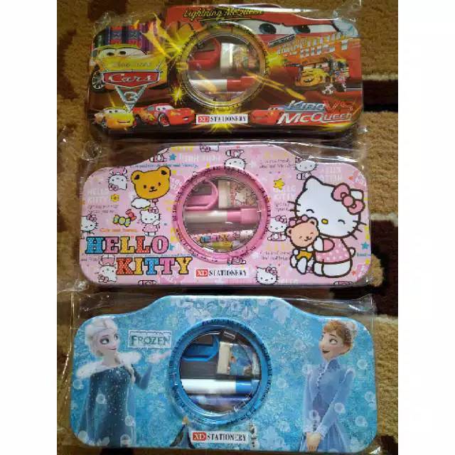 

Satu Set Kotak Pensil/ Perlengkapan Alat Tulis/ Kado Ulang Tahun Anak