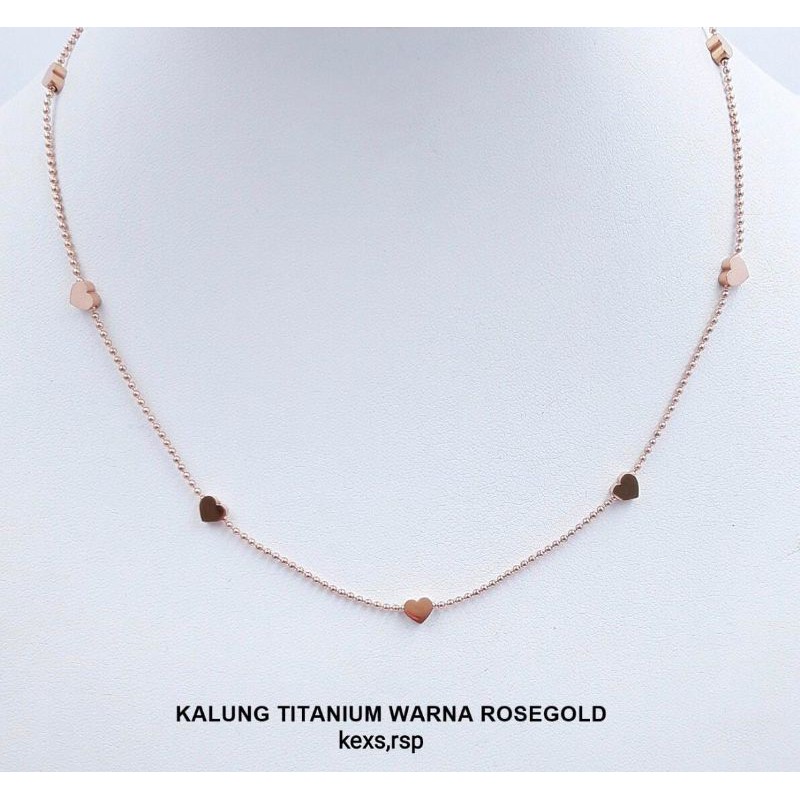 Kalung titanium koin ,tidak luntur, best seller,bisa dipake mandi