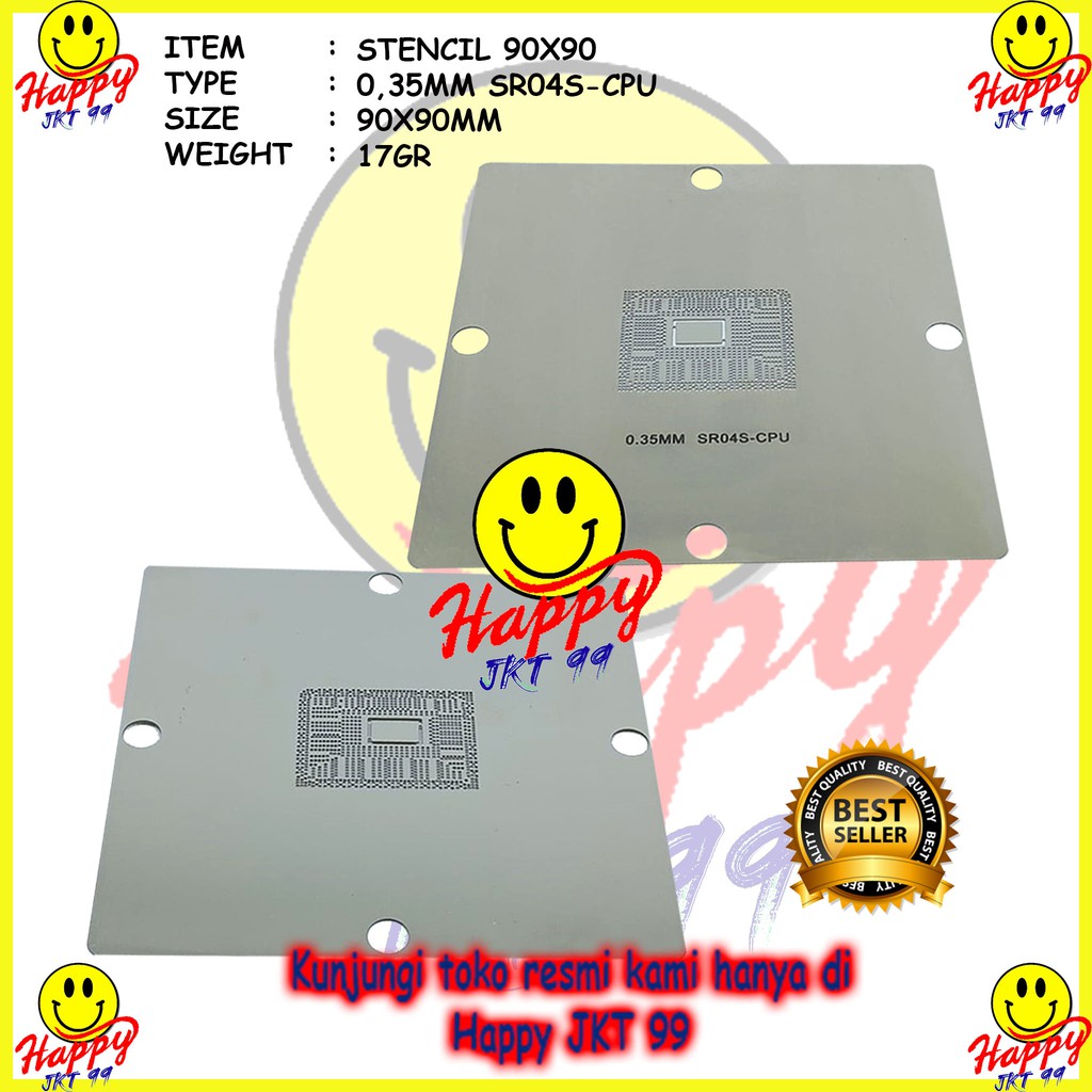 [ HAPPY JKT 99 ] STENCIL 90X90 R04S SR0VA SR13W SR109 SR0CW SR0FB SR08N