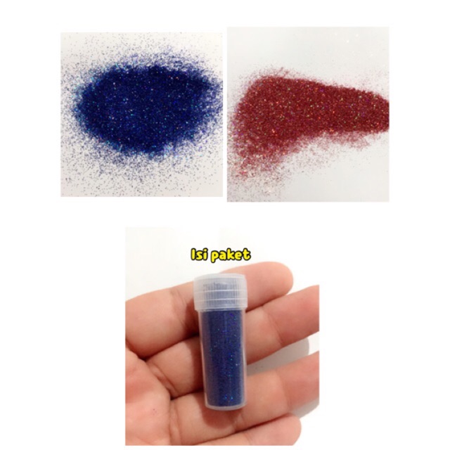 Glitter bubuk dust glitter sand glitter hollogram