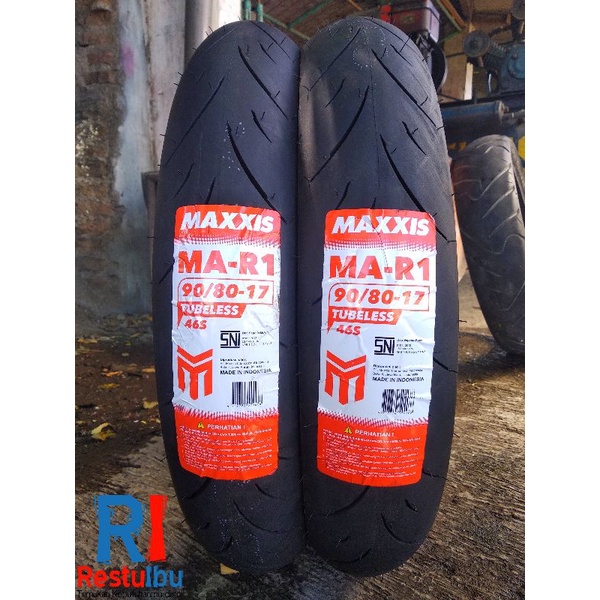 Ban Tubeles Maxxis MA-R1 90/80-17 Soft Compound Racer Only