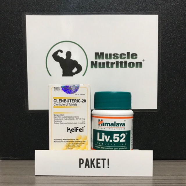 Paketan Keifei Clenbuteric-20 Clenbuterol 20 + Himalaya Liv.52 100tabs