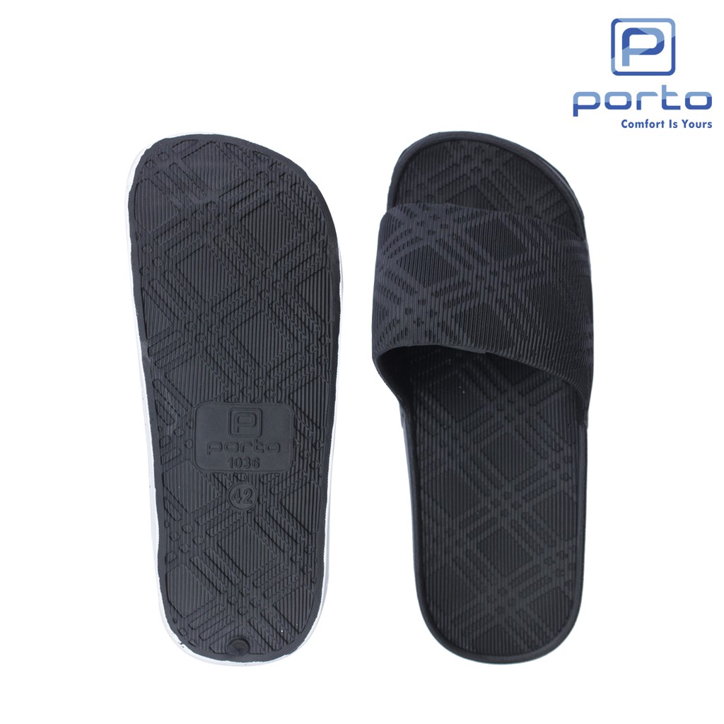 Porto - Sandal Pria Sandal Selop Sandal Rumah Nyaman Anti Slip 1036M-2