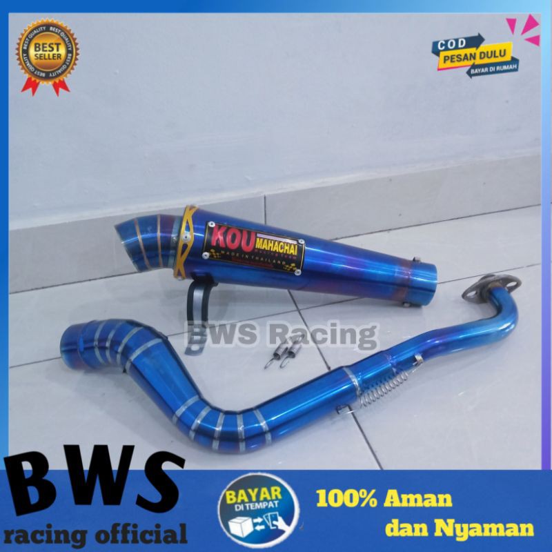 Knalpot Kou BLUEMOON Aerox 155