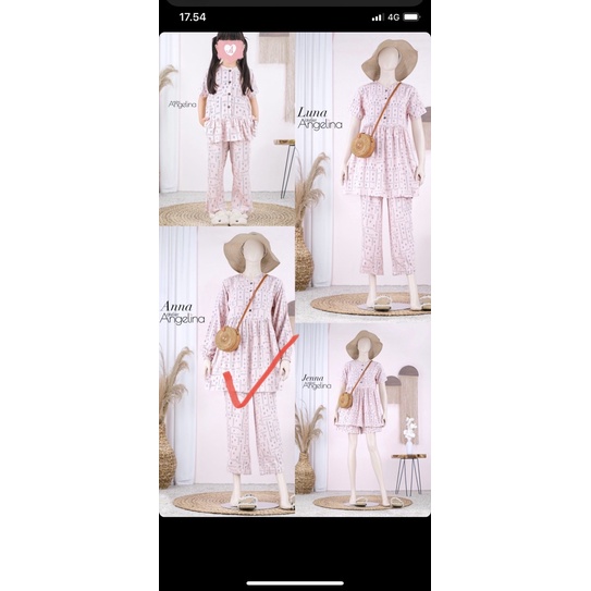 BOOKED Anna Pajamas Boho Pattern Size L Atelier Angelina