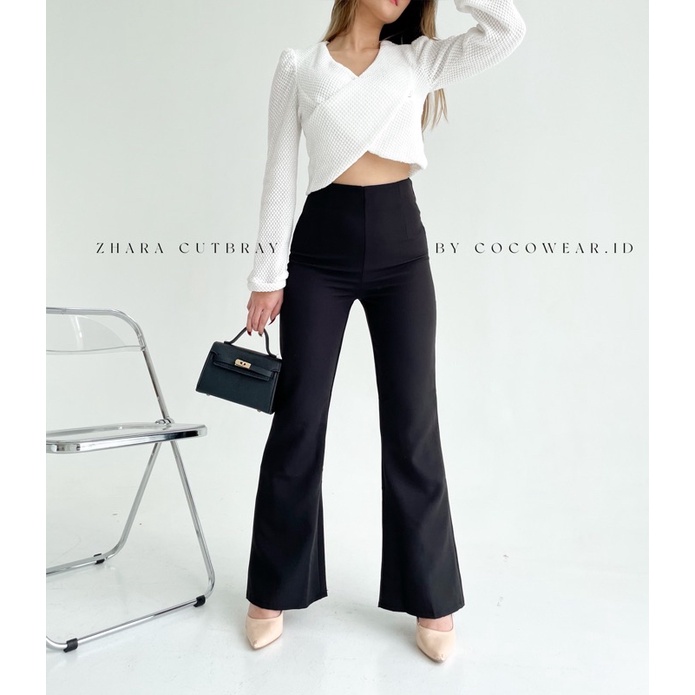 ZHARA CUTBRAY - PANTS PREMIUM WANITA IMPORT