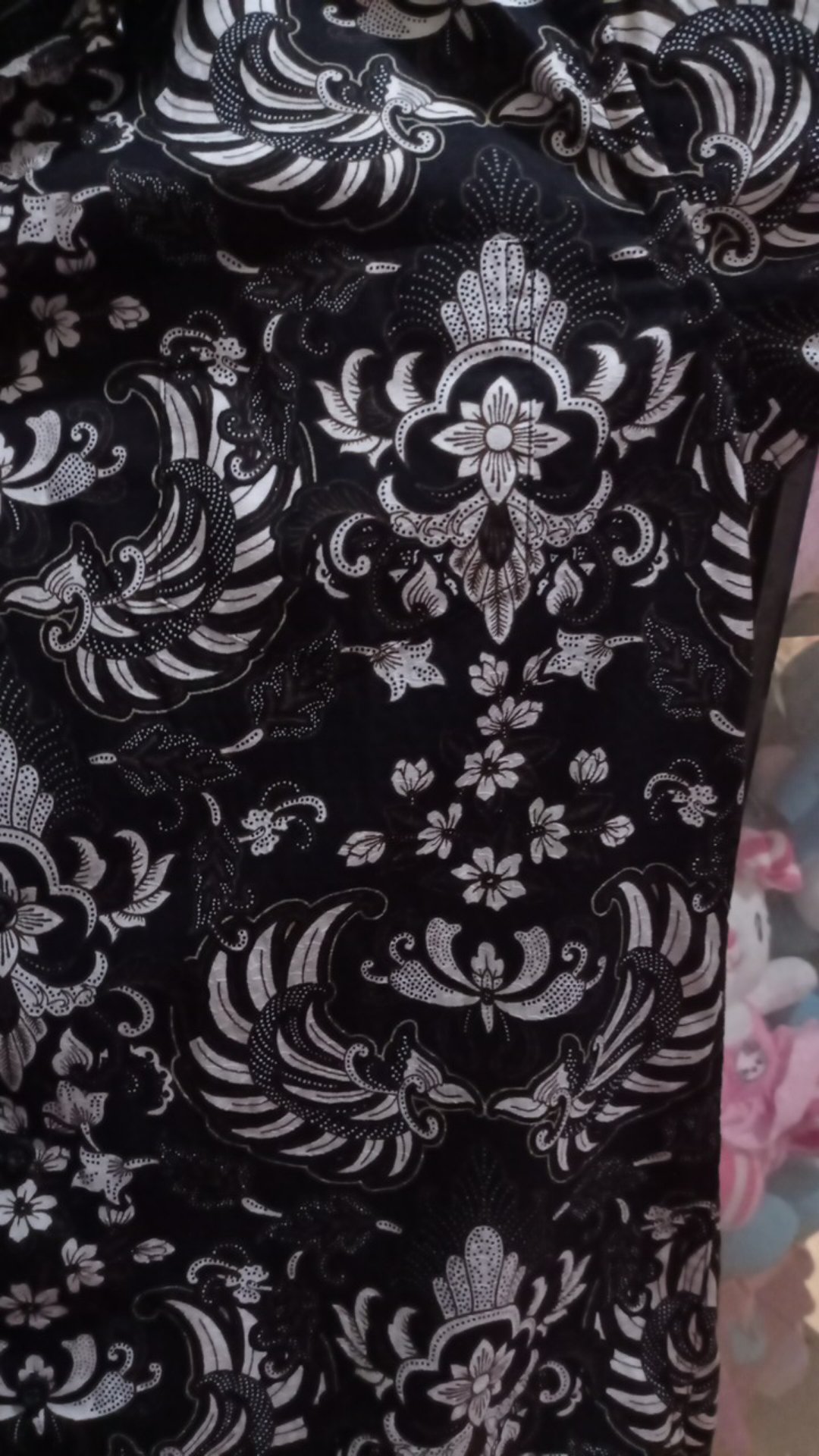 Manzone Kemeja Batik Pria Lengan Panjang Modern Fit Adiwangsa 2-bestbuy-black