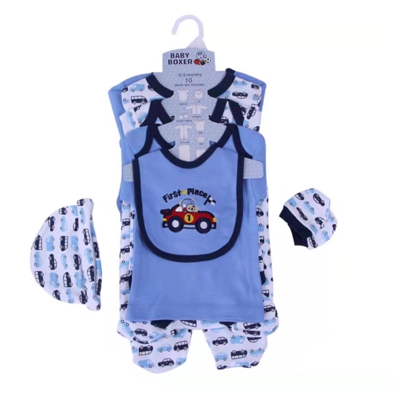 BABY K2 - Bodyset Baby 8 in 1 Motif Car