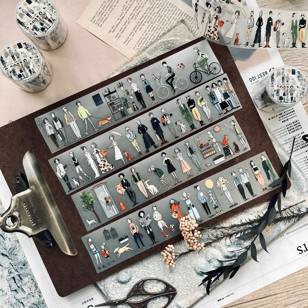 

Somesortof.fern PET Tape Single Loop Little People