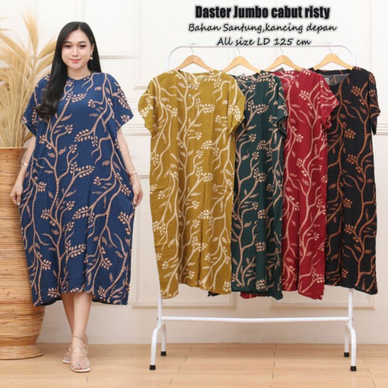 daster batik jumbo natural bisa bayar dirumah