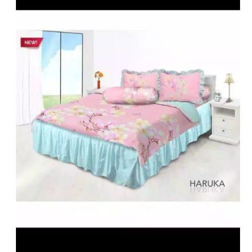 sprei my love rumbai bantal busa bonus  bantal love