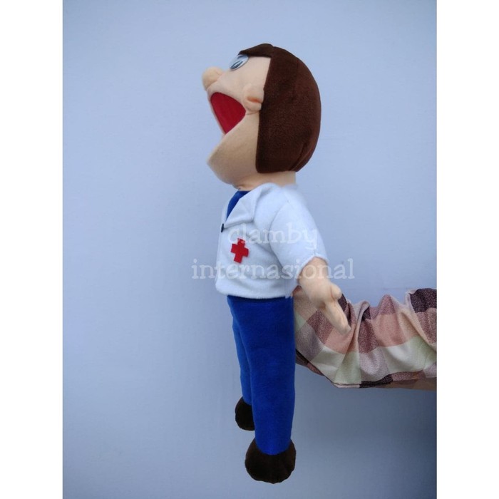 Boneka Tangan Muppet Dokter | Handpuppet Mainan Edukasi Anak