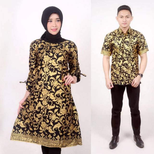 Couple Batik prada bakung ORI ready M L XL XXL seragam