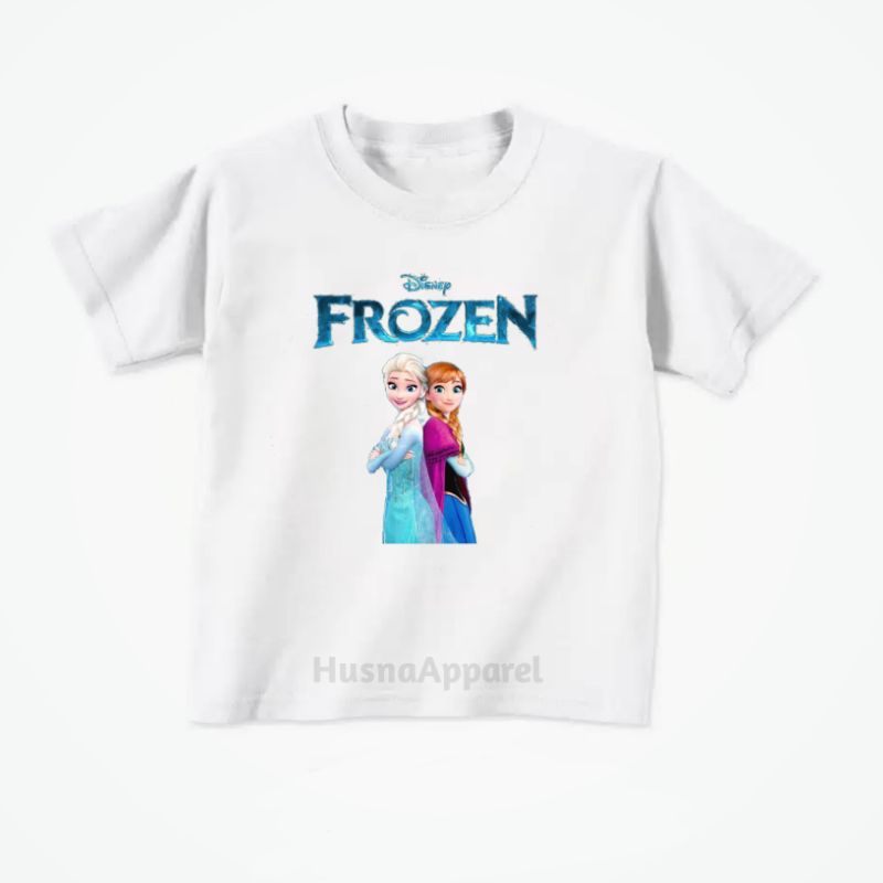BAJU ANAK KAOS ANAK PEREMPUAN DISNEY FROZEN