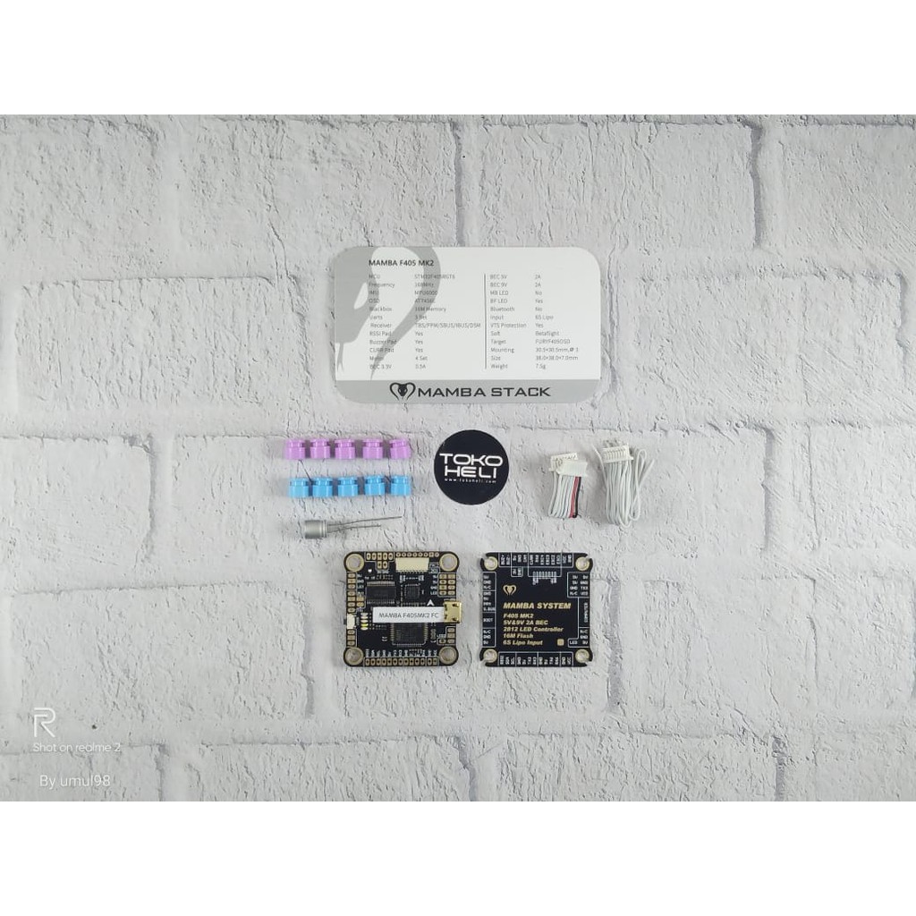SRY Diatone Mamba F405 F4 OSD 5V 2A BEC 3-6S Flight Controller FC MK2