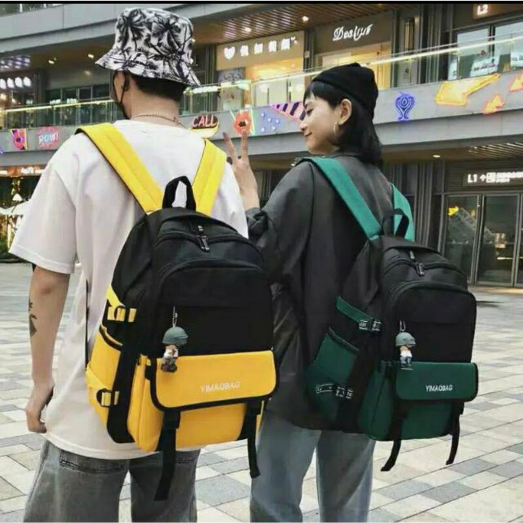 Tas Ransel Punggung Backpack Kerja Sekolah kuliah Pria Wanita