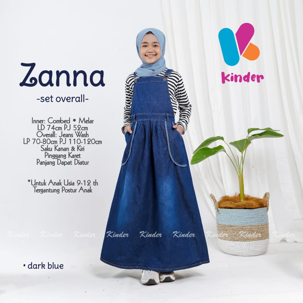 Overall Anak Perempuan Cewek Tanggung Cantik Kekinian Terbaru / Baju Anak Perempuan Kiki Overal