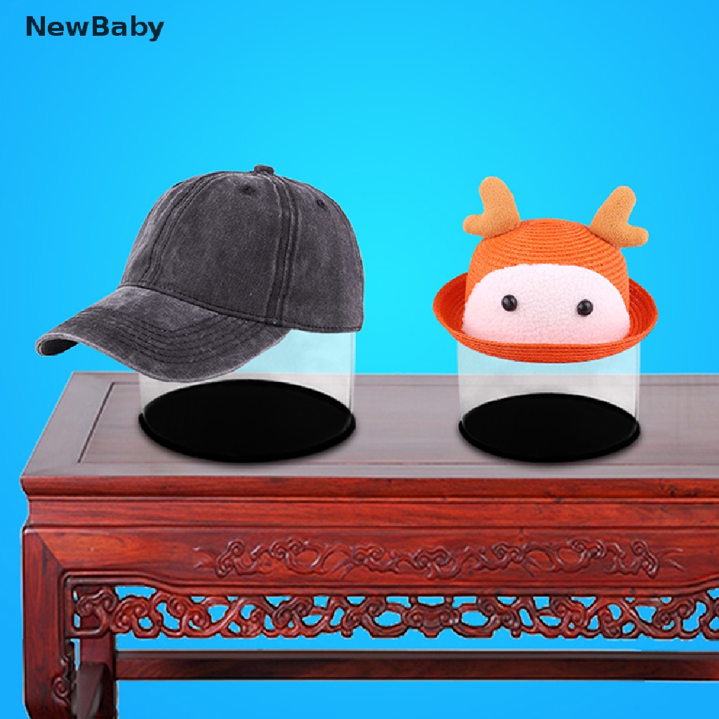 Holder Topi Bayi Model Tiup Bahan PVC Transparan