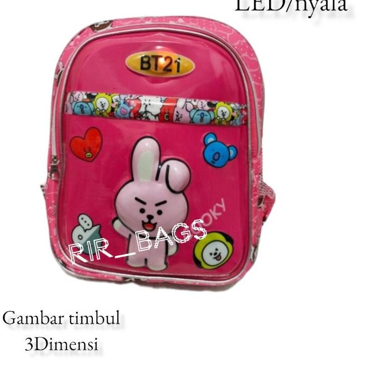 Tas sekolah anak perempuan/tas sekolah bts/tas anak bts/tas sekolah murah/Tas anak murah/Tas anak  L