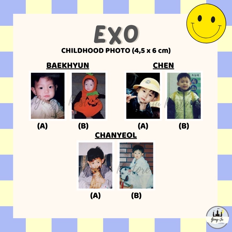 [ COD ] EXO CHILDHOOD PHOTO