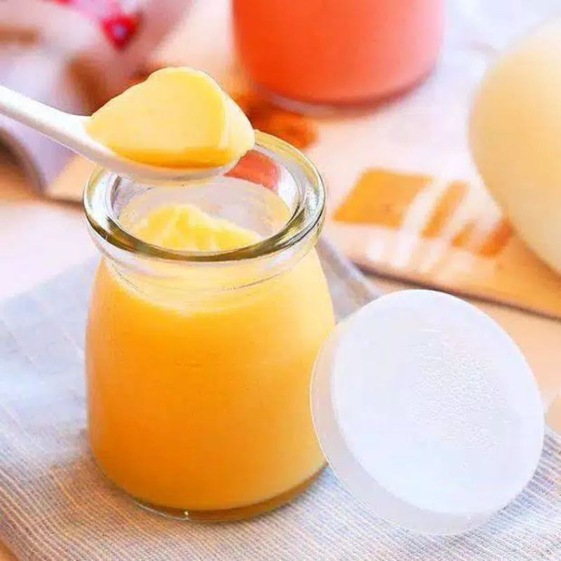 Botol Pudding / Jar Toples ASI Pudding Yogurt Tutup Plastik Botol Kaca