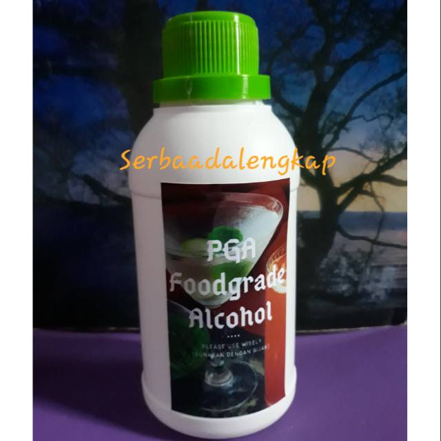 Alkohol Food Grade 98% kualitas Prima 2000ml / Alcohol FoodGrade ( Pure Grain Alcohol )